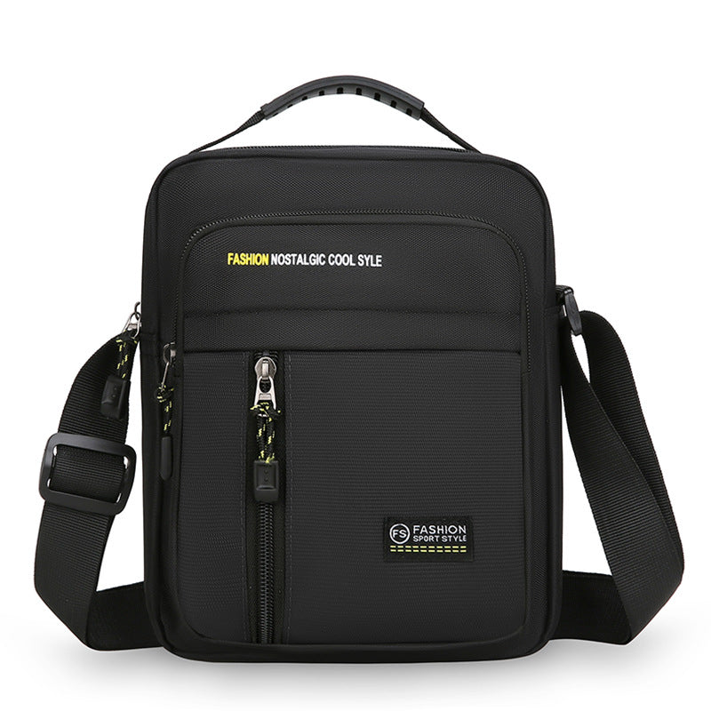 Bolso bandolera informal de un solo hombro para hombre