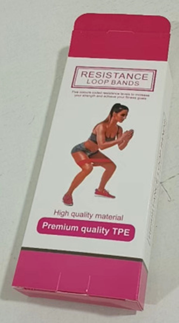 Bandas elásticas de entrenamiento de Yoga de 5 niveles de resistencia