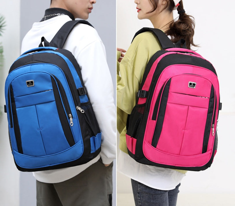 Mochila para hombre, moderna, de viaje, de color liso.