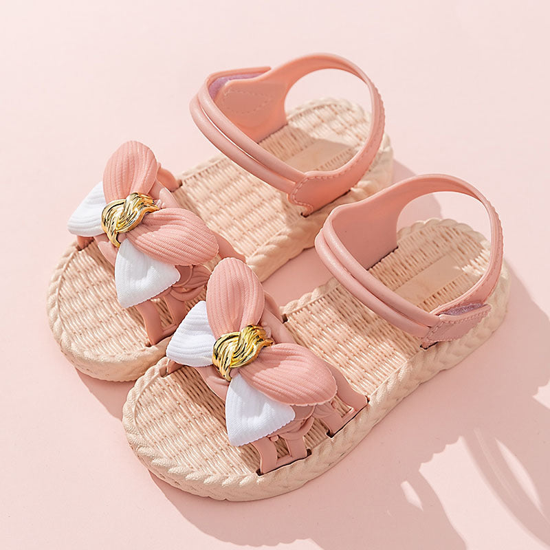 Sandalias de suela suave para playa de moda de verano para niñas