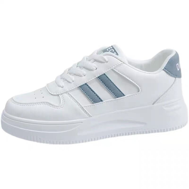 Zapatillas deportivas casuales de cuero blancas