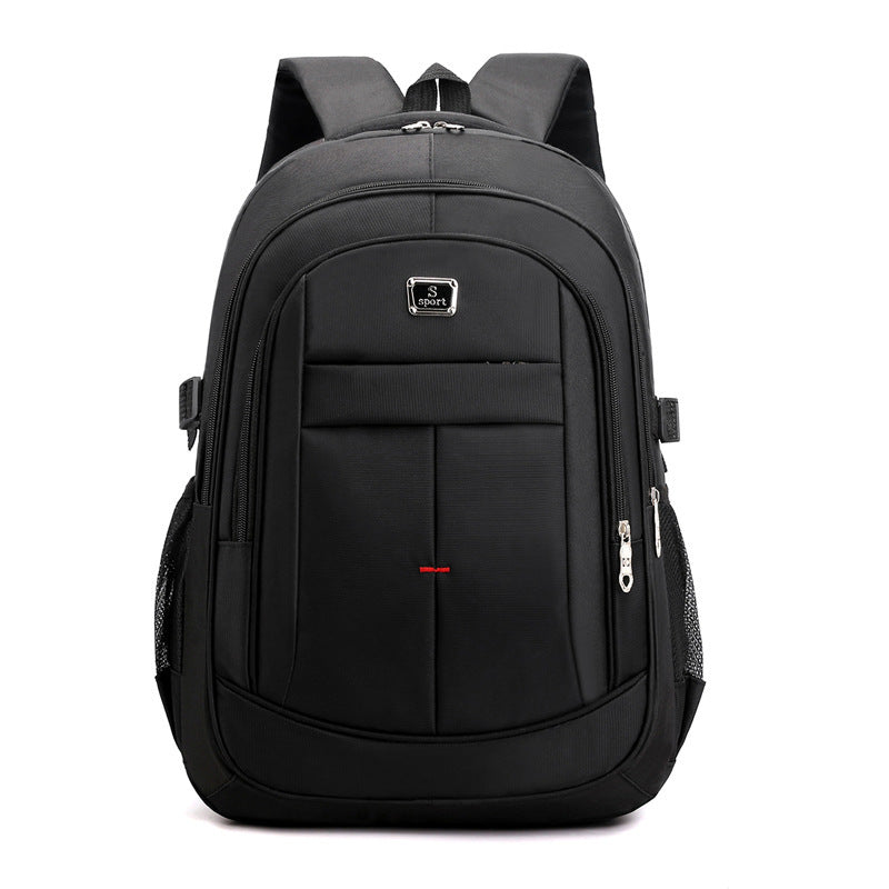 Mochila para hombre, moderna, de viaje, de color liso.