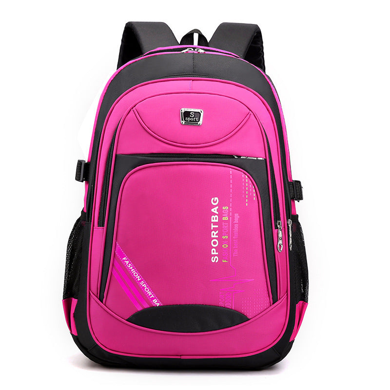 Mochila para hombre, moderna, de viaje, de color liso.