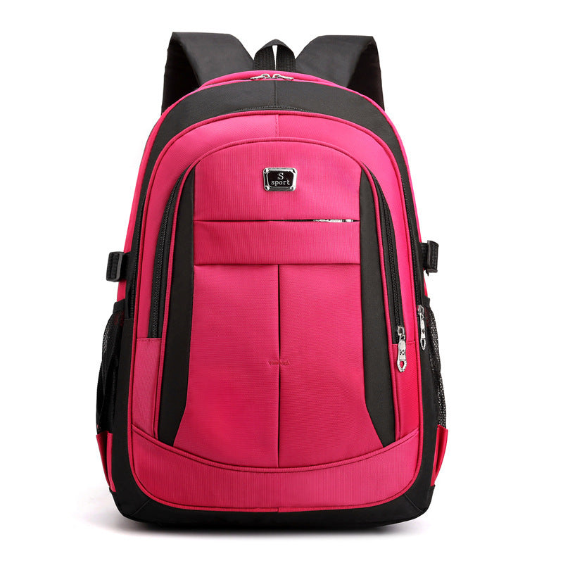 Mochila para hombre, moderna, de viaje, de color liso.