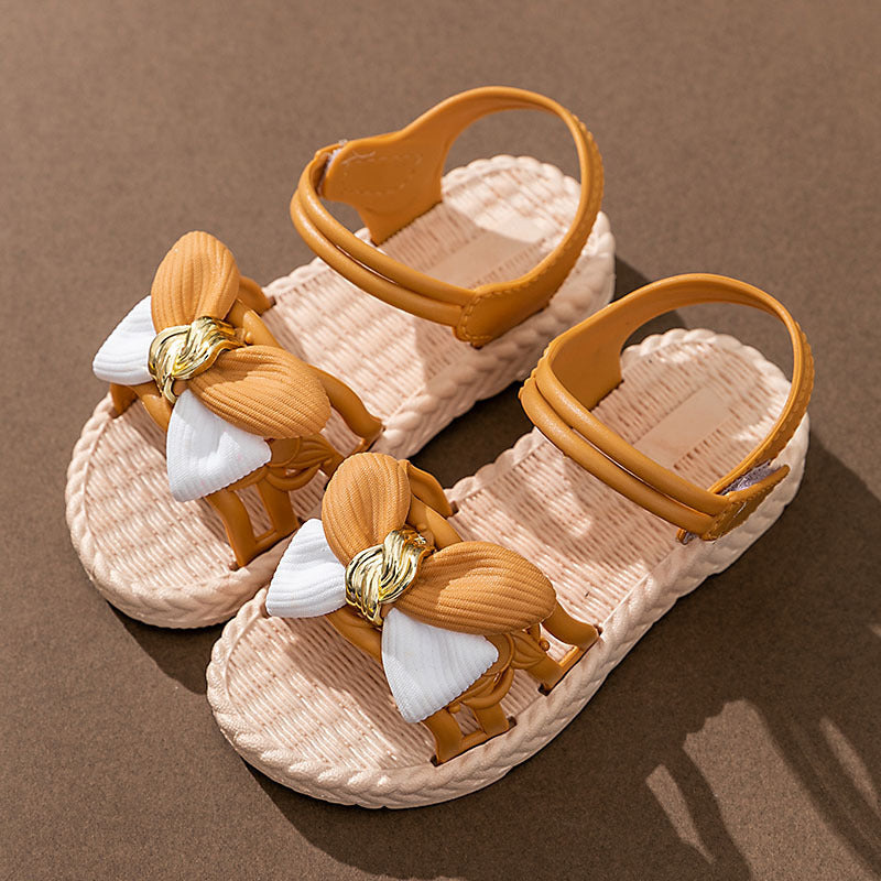 Sandalias de suela suave para playa de moda de verano para niñas