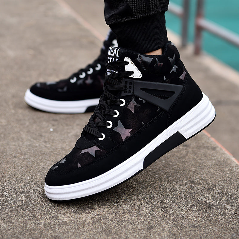 Zapatillas de deporte casuales de moda para hombre con forro polar