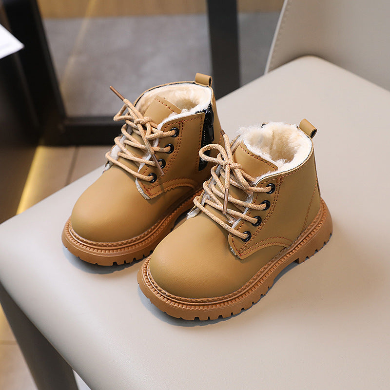 Botas Martin de algodón con cremallera lateral para niños