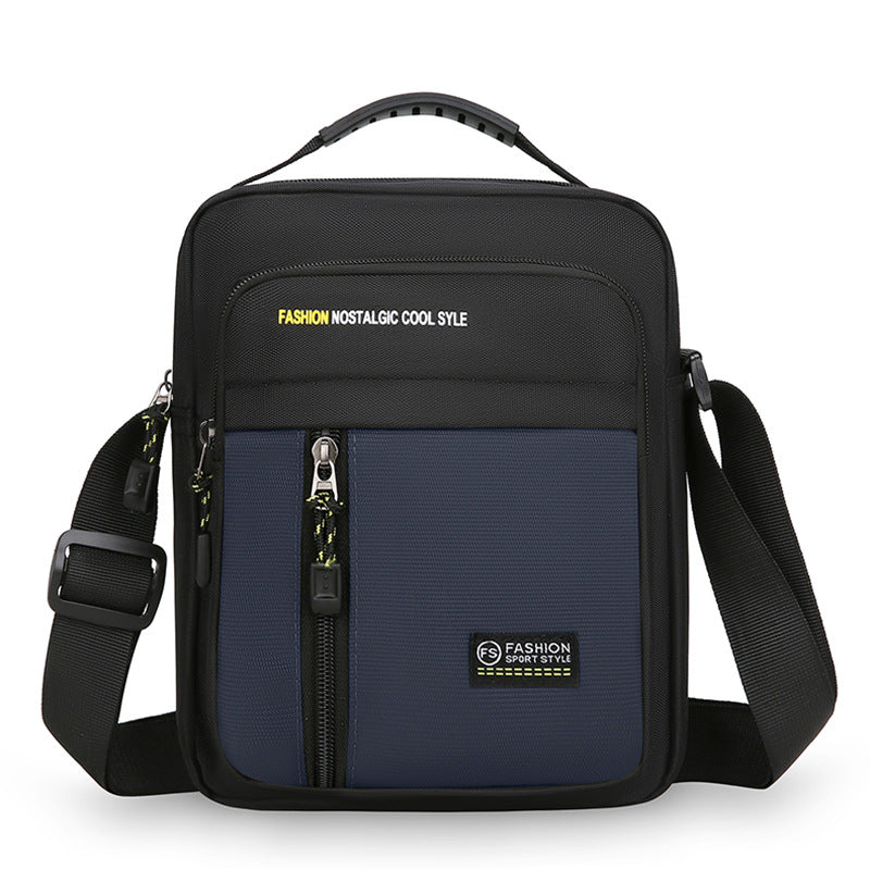 Bolso bandolera informal de un solo hombro para hombre