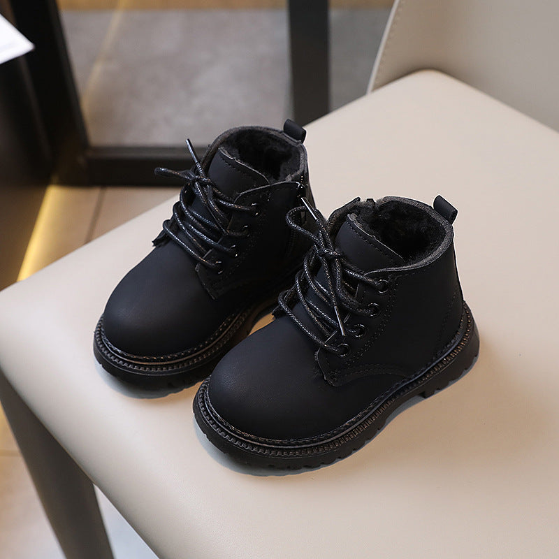 Botas Martin de algodón con cremallera lateral para niños