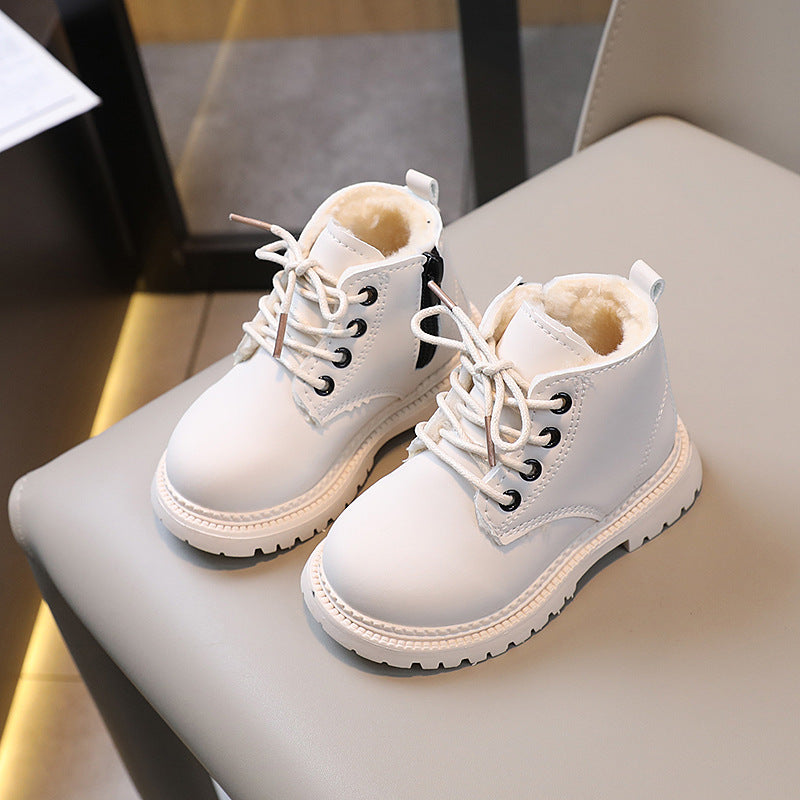 Botas Martin de algodón con cremallera lateral para niños