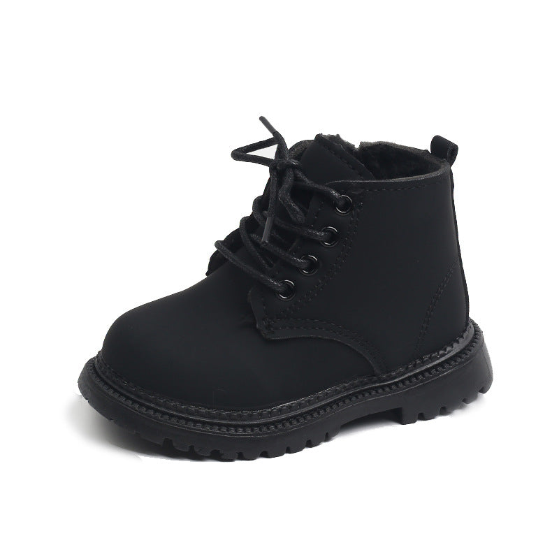 Botas Martin de algodón con cremallera lateral para niños