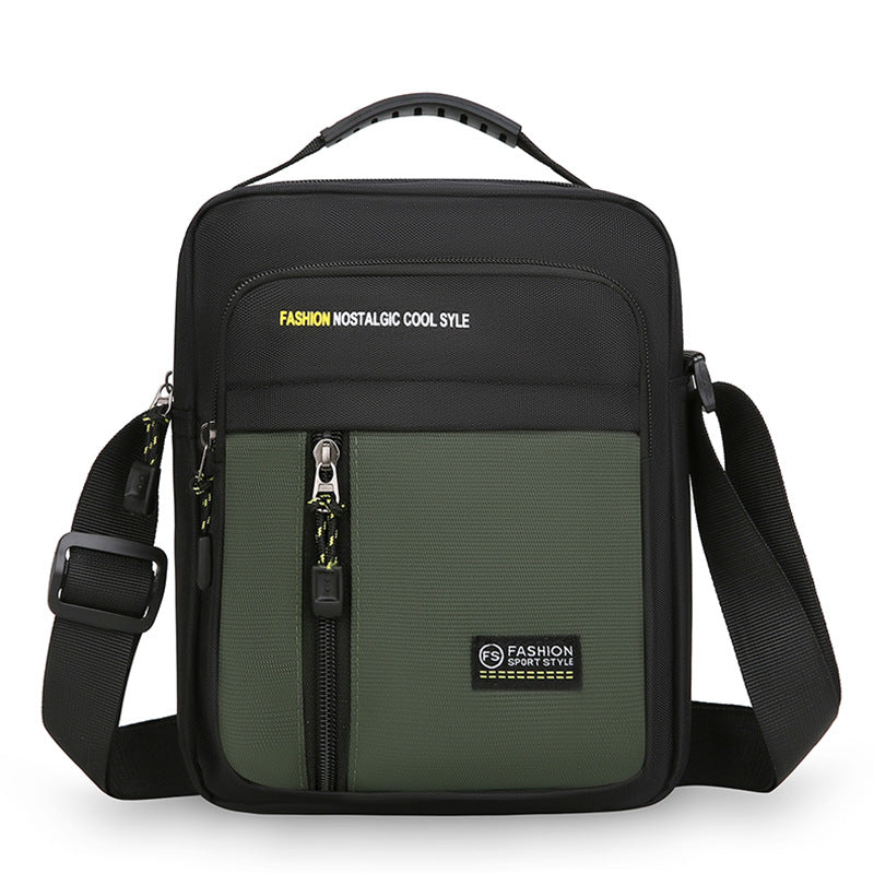 Bolso bandolera informal de un solo hombro para hombre
