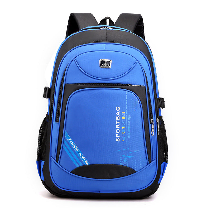 Mochila para hombre, moderna, de viaje, de color liso.