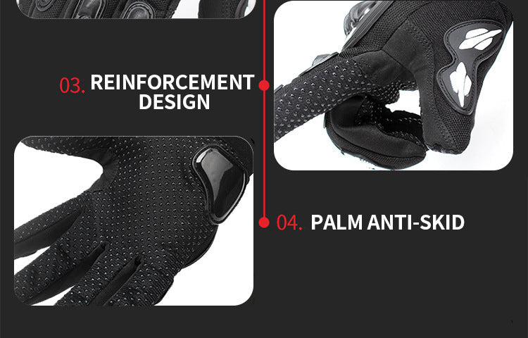 Guantes de motociclismo para hombre, resistente a caídas .