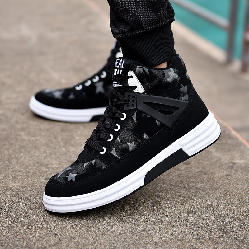Zapatillas de deporte casuales de moda para hombre con forro polar